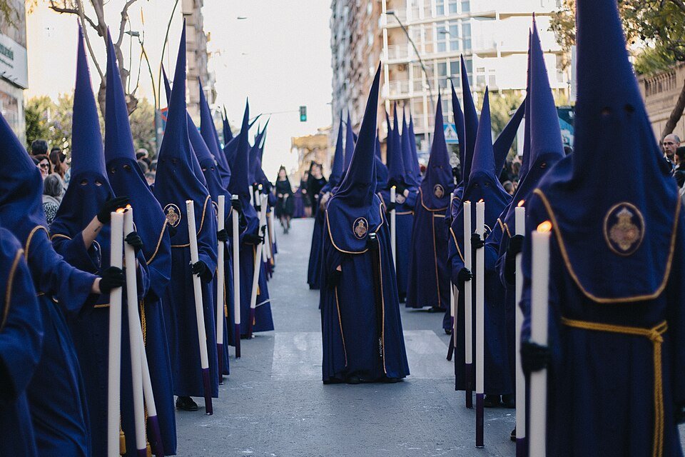 Procesión de la Semana Santa en Almería